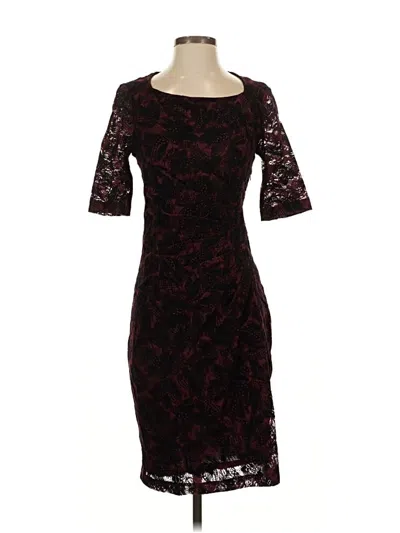 Pre-owned Maeve Cocktail Dress In Burgundy
