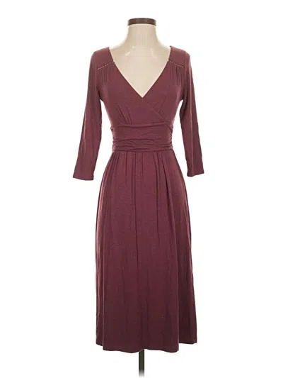 Pre-owned Maeve Cocktail Dress In Burgundy