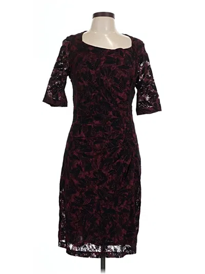 Pre-owned Maeve Cocktail Dress In Burgundy