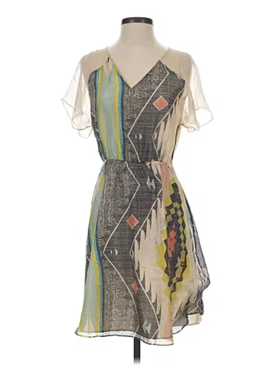Pre-owned Maeve Cocktail Dress In Gray