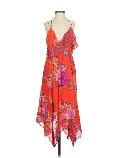 Pre-owned Maeve Cocktail Dress In Orange