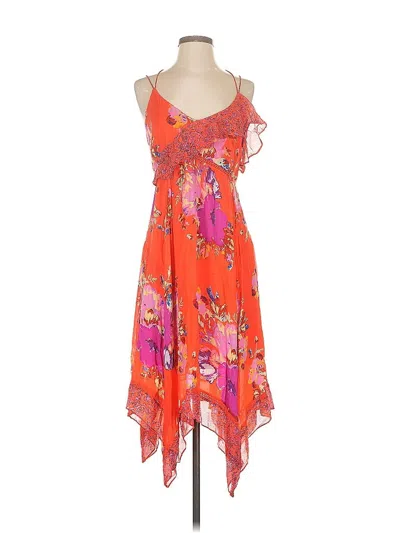 Pre-owned Maeve Cocktail Dress In Orange