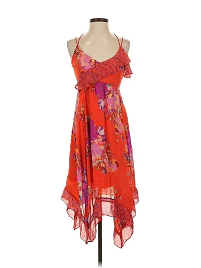 Pre-owned Maeve Cocktail Dress In Orange