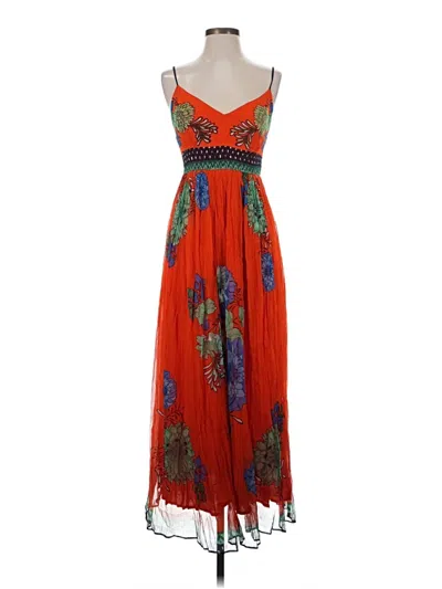 Pre-owned Maeve Cocktail Dress In Orange