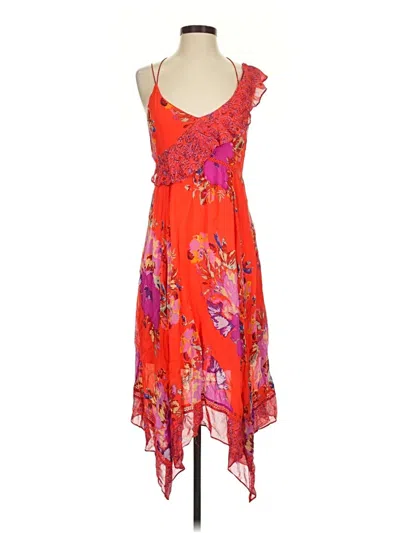 Pre-owned Maeve Cocktail Dress In Orange