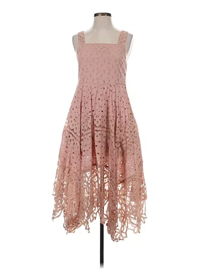 Pre-owned Maeve Cocktail Dress In Pink