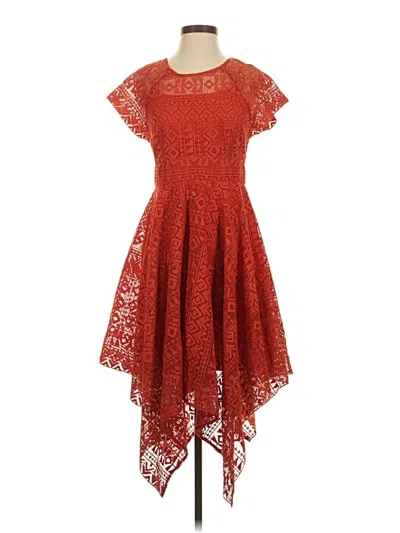 Pre-owned Maeve Cocktail Dress In Red