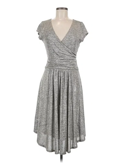 Pre-owned Maeve Cocktail Dress In Silver