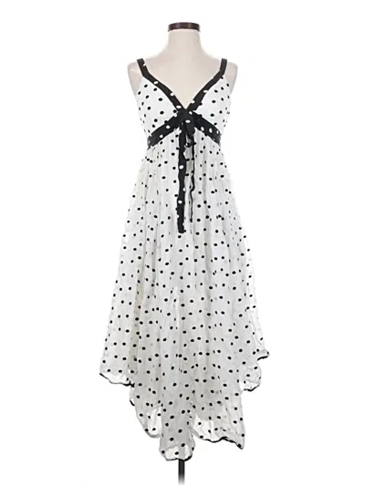 Pre-owned Maeve Cocktail Dress In White