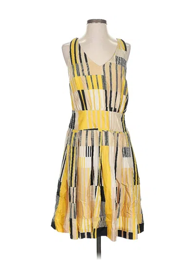Pre-owned Maeve Cocktail Dress In Yellow