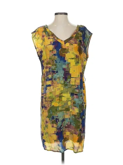 Pre-owned Maeve Cocktail Dress In Yellow