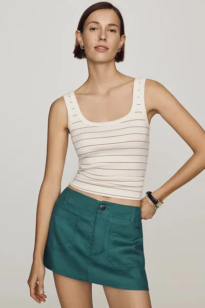 Maeve Colette High-rise Skort In Multi