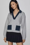 Maeve Collared Jumper In Multi