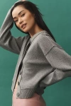 Maeve Compact Cardigan Sweater In Grey