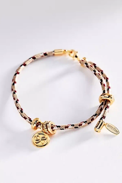 Maeve Cord Charm Bracelet In White