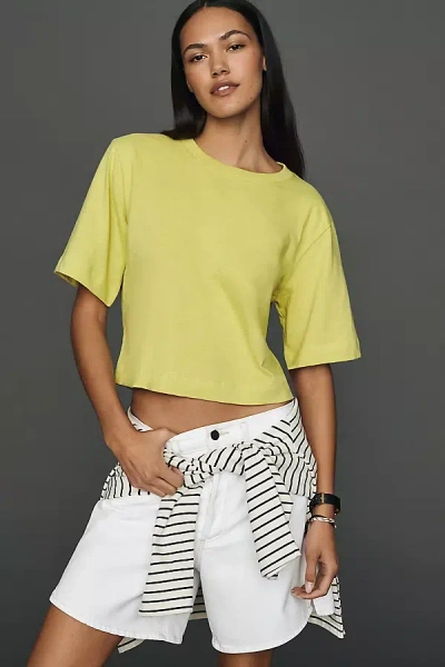 Maeve Corey Short-sleeve Boxy Tee By  In Green