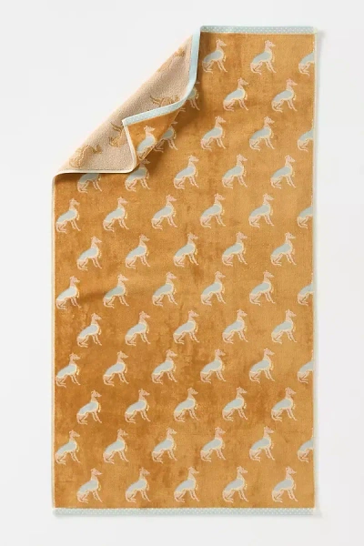 Maeve Cotton Dog Jacquard Towel Collection