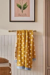 Maeve Cotton Patterned Towel Collection In Yellow
