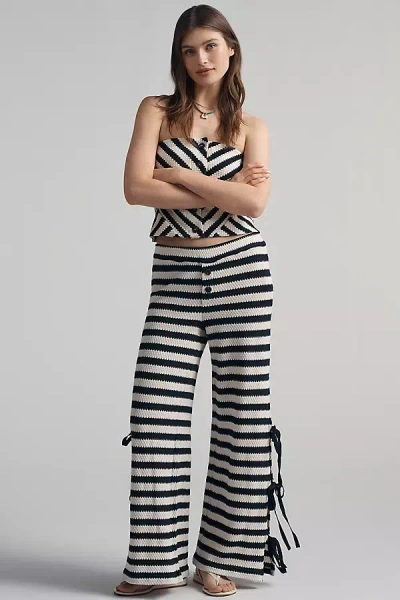Maeve Crochet Seaside Pants In Multi