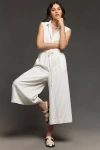 MAEVE CROP WIDE-LEG SHIRT JUMPSUIT