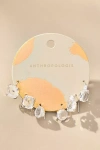 Maeve Crystal Huggie Earrings, Set Of 3 In Silver