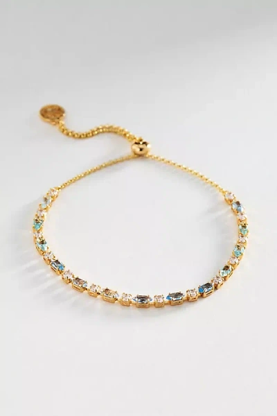 Maeve Crystal Tennis Bracelet In Gold