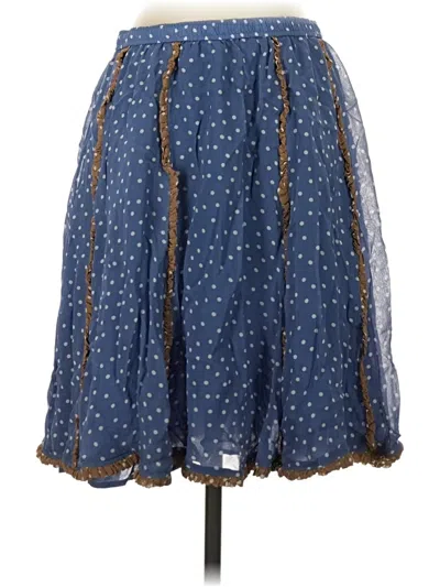 Pre-owned Maeve Denim Skirt In Blue