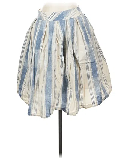Pre-owned Maeve Denim Skirt In Blue