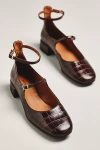 Maeve Double-strap Mary Janes In Brown