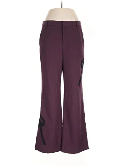 Maeve Dress Pants In Burgundy