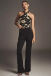 Maeve Easy Slim Bootcut Pants In Black