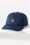 Maeve Embroidered Logo Baseball Cap In Blue