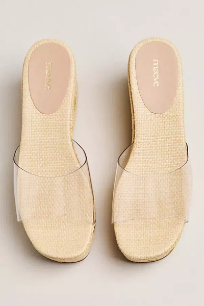 Maeve Embroidered Pvc Platform Sandals In Multi