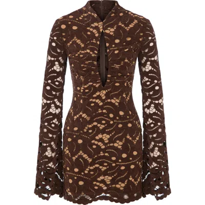 Maeve Erika Dress In Brown