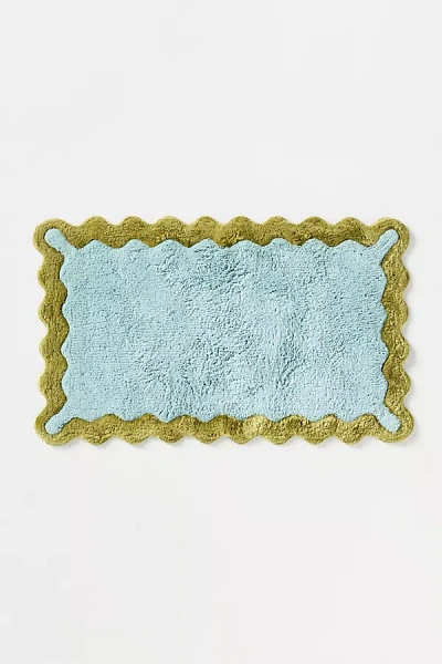 Maeve Ernestine Scalloped Bath Mat In Multi