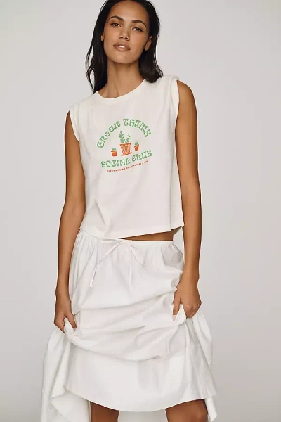 Maeve Evelyn Perfect Cotton Tee By  In White