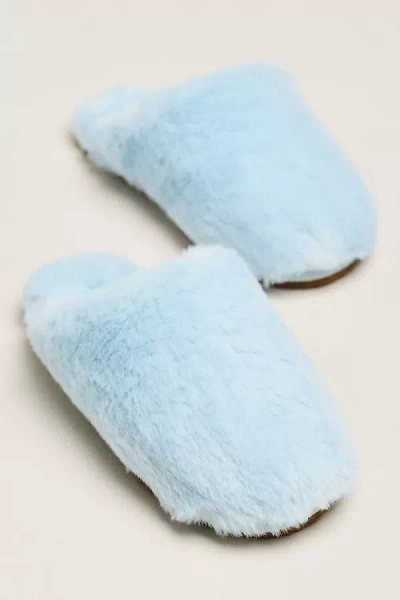 Maeve Faux Fur Slippers In Multi