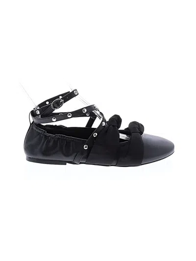 Pre-owned Maeve Flats In Black