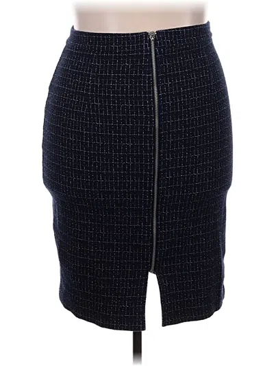 Pre-owned Maeve Formal Skirt In Blue