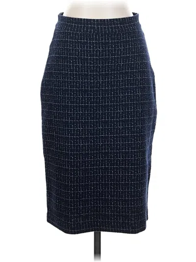 Pre-owned Maeve Formal Skirt In Blue