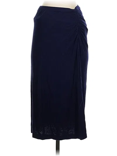 Pre-owned Maeve Formal Skirt In Blue