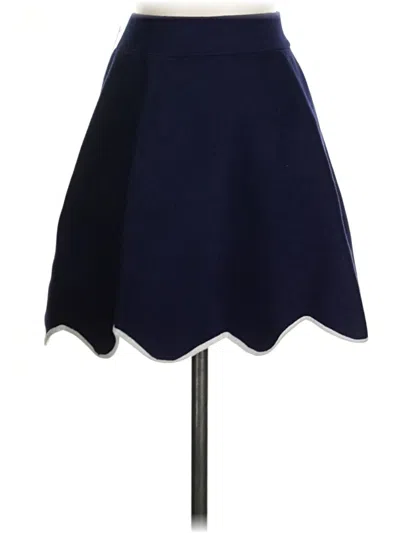 Pre-owned Maeve Formal Skirt In Blue