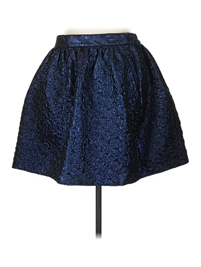 Pre-owned Maeve Formal Skirt In Blue