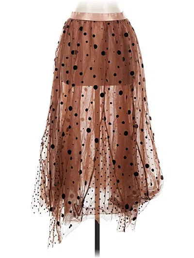 Maeve Formal Skirt In Brown