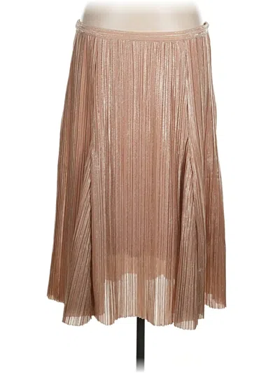 Pre-owned Maeve Formal Skirt In Brown