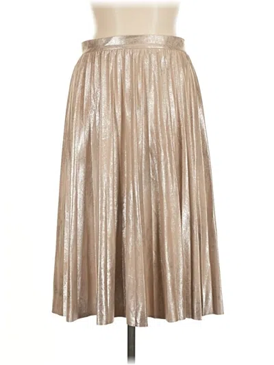 Pre-owned Maeve Formal Skirt In Gold