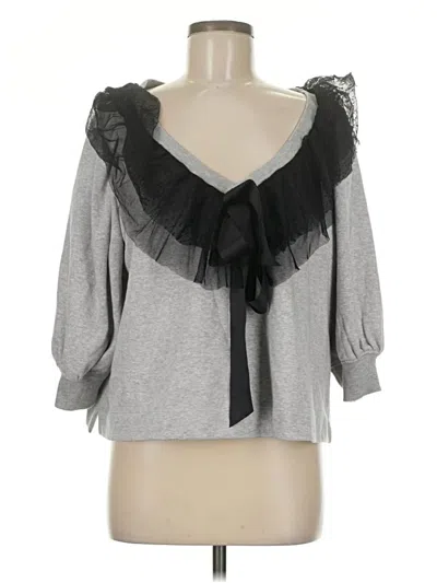 Pre-owned Maeve Formal Skirt In Gray