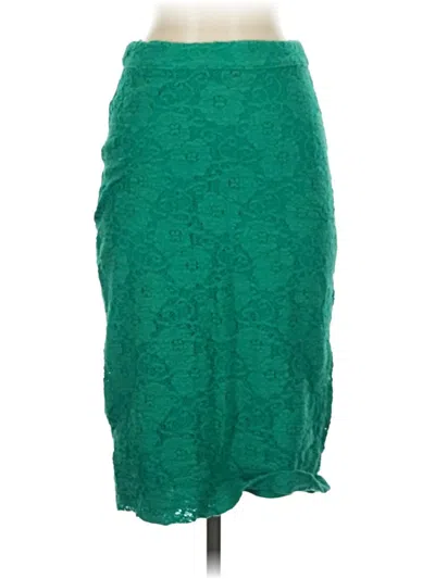 Pre-owned Maeve Formal Skirt In Green