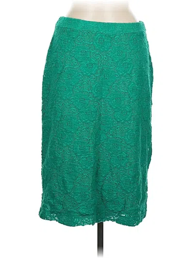 Pre-owned Maeve Formal Skirt In Green
