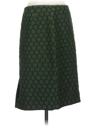 Pre-owned Maeve Formal Skirt In Green